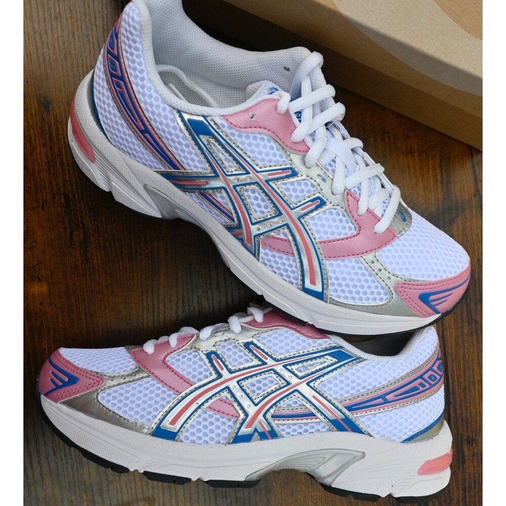 ASICS GEL-1130 White Sweet Pink Blue Running Shoes Women’s Size 7 / Men 5.5Y NEW